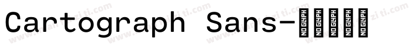Cartograph Sans字体转换